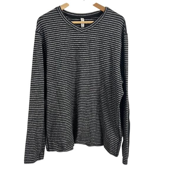 Lululemon Mens Speed Shirt Long Sleeve Stripe Men Size XXL - Picture 1 of 10